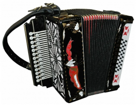 Гармонь "Куликово поле" 25х25-III 3-х голосная, 2-х рядная